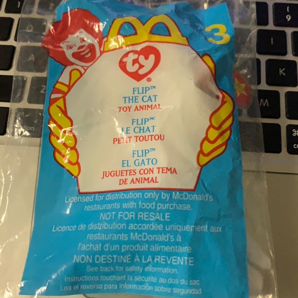 Flip the Cat McDonald’s Ty Beanie Baby
